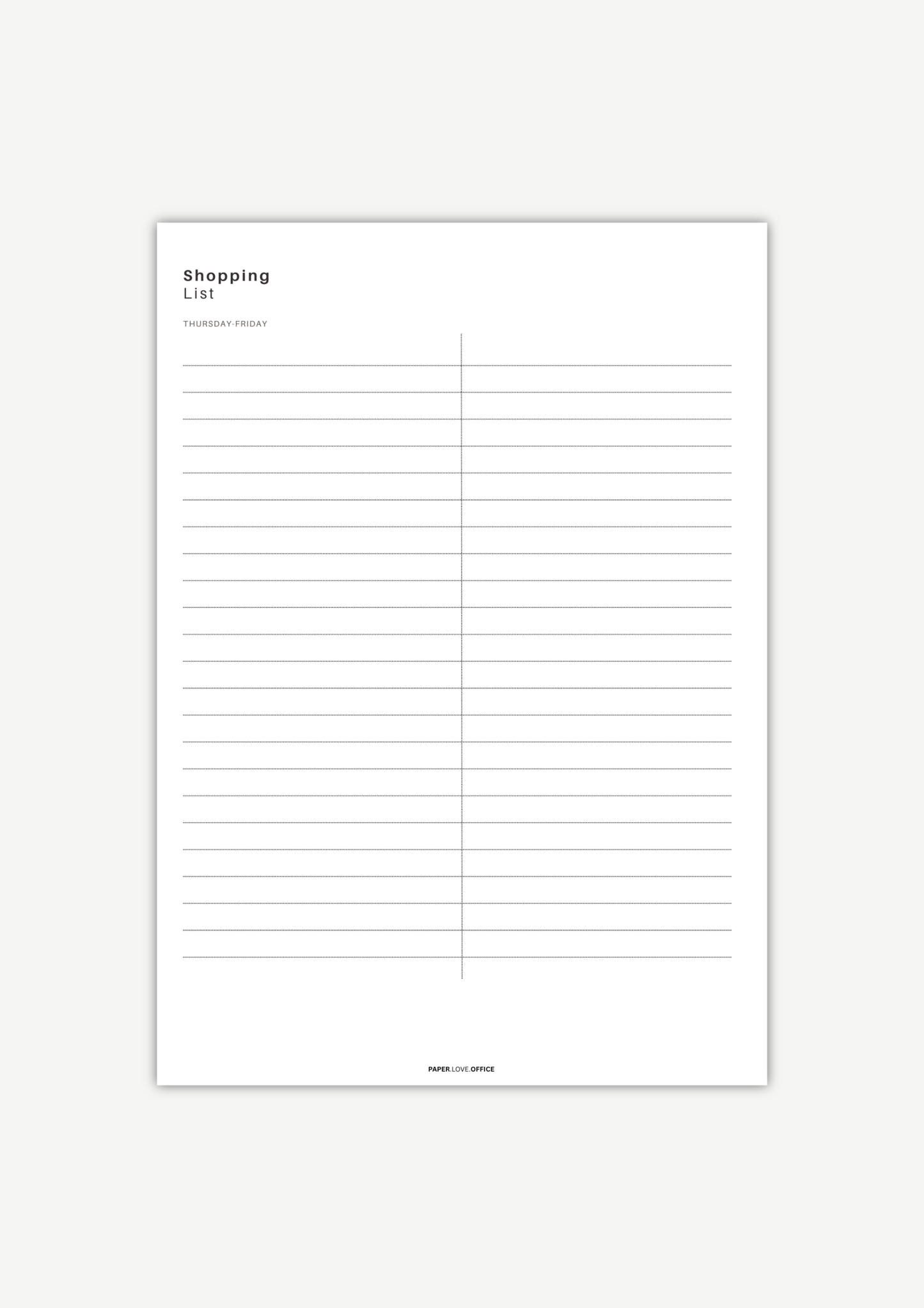 Meal Planner zur Wochenplanung – Mahlzeiten planen und Einkäufe mit drei Listen organisieren