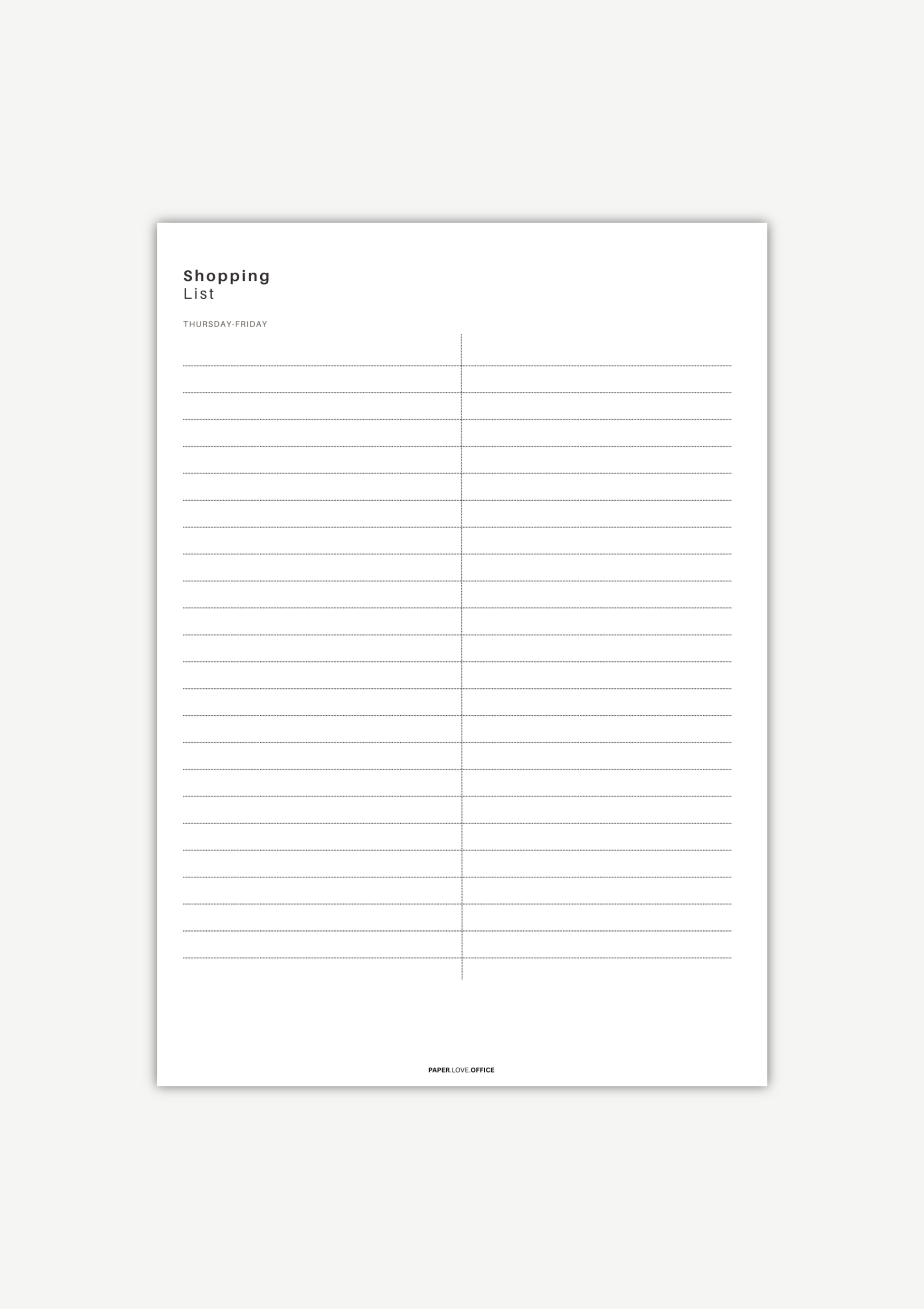 Meal Planner zur Wochenplanung – Mahlzeiten planen und Einkäufe mit drei Listen organisieren